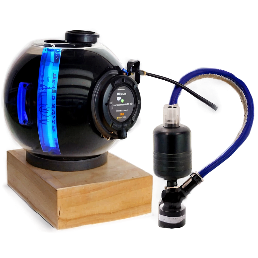 Fishbowl With Oxygen Pump Png Cro PNG Image