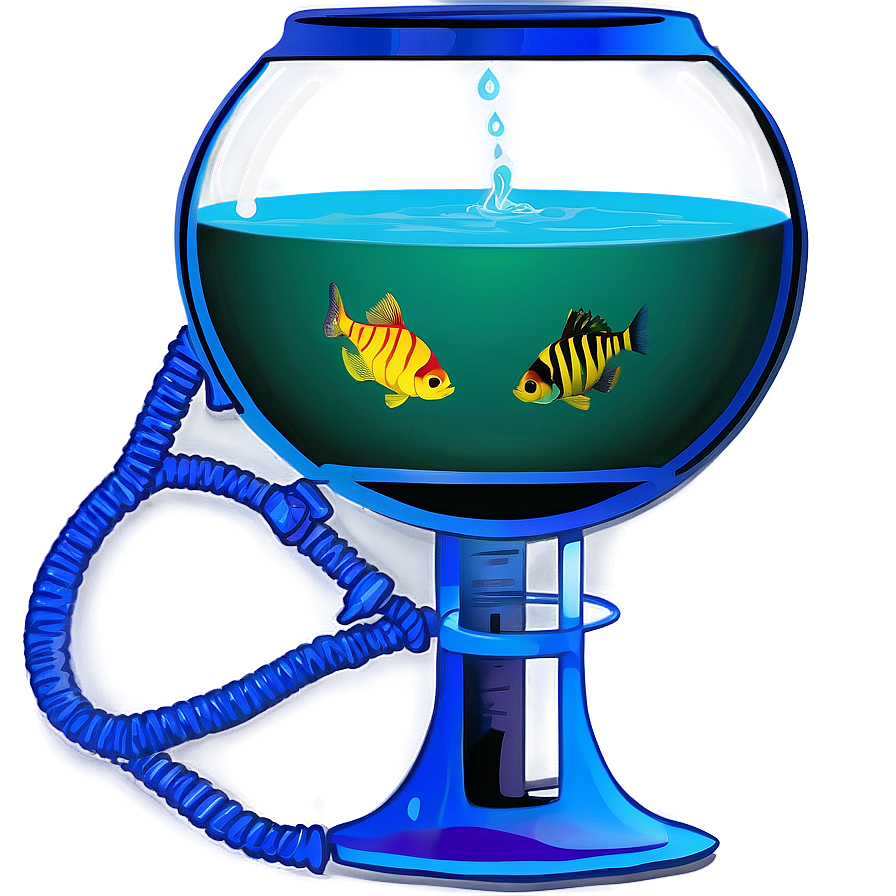 Fishbowl With Water Change Equipment Png Sya48 PNG Image