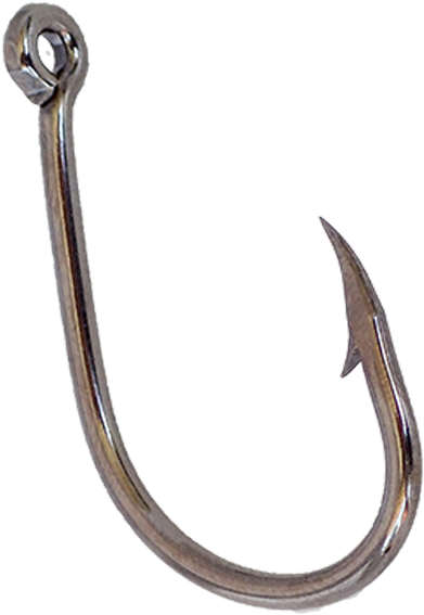 Fishing Hook Single Barbed PNG Image