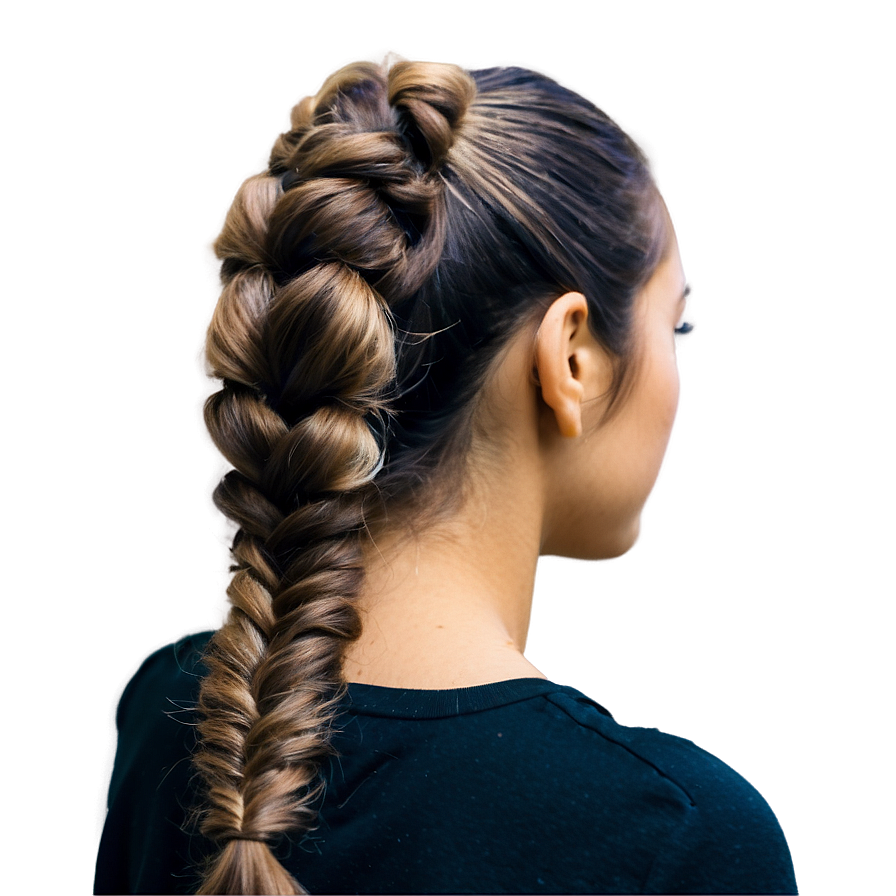 Fishtail Ponytail Png Ukl PNG Image