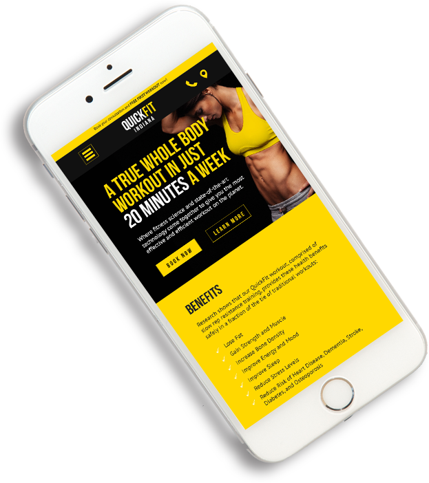 Fitness App Advertisement Smartphone PNG Image