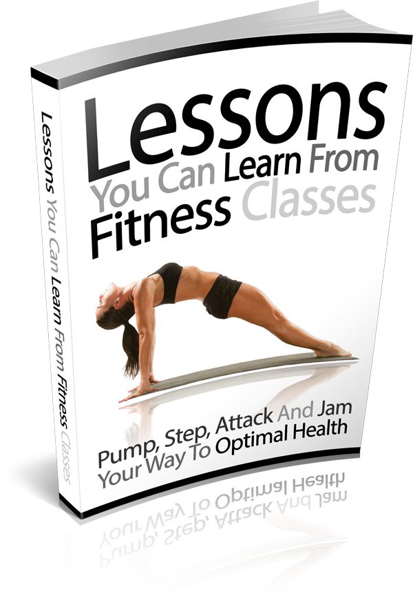 Fitness Classes Ebook Cover PNG Image