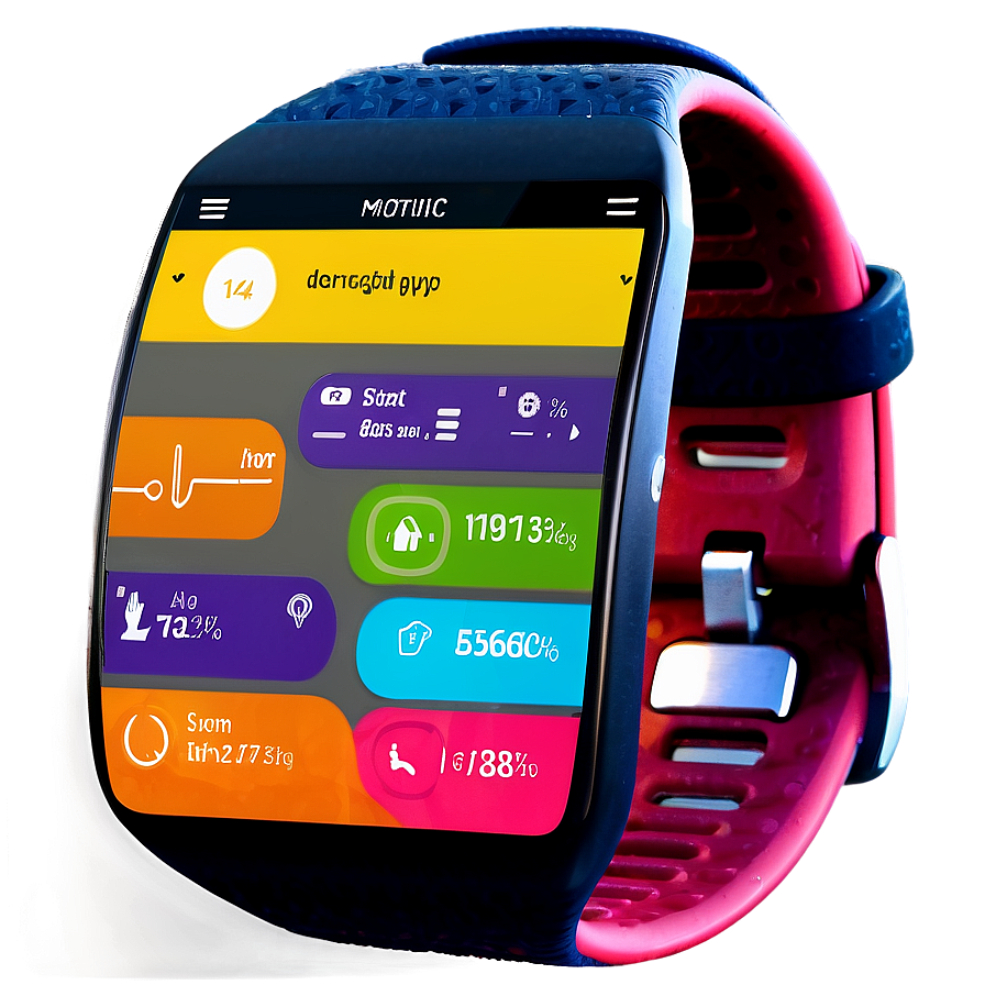 Fitness Tracker App Screen Png 06242024 PNG Image