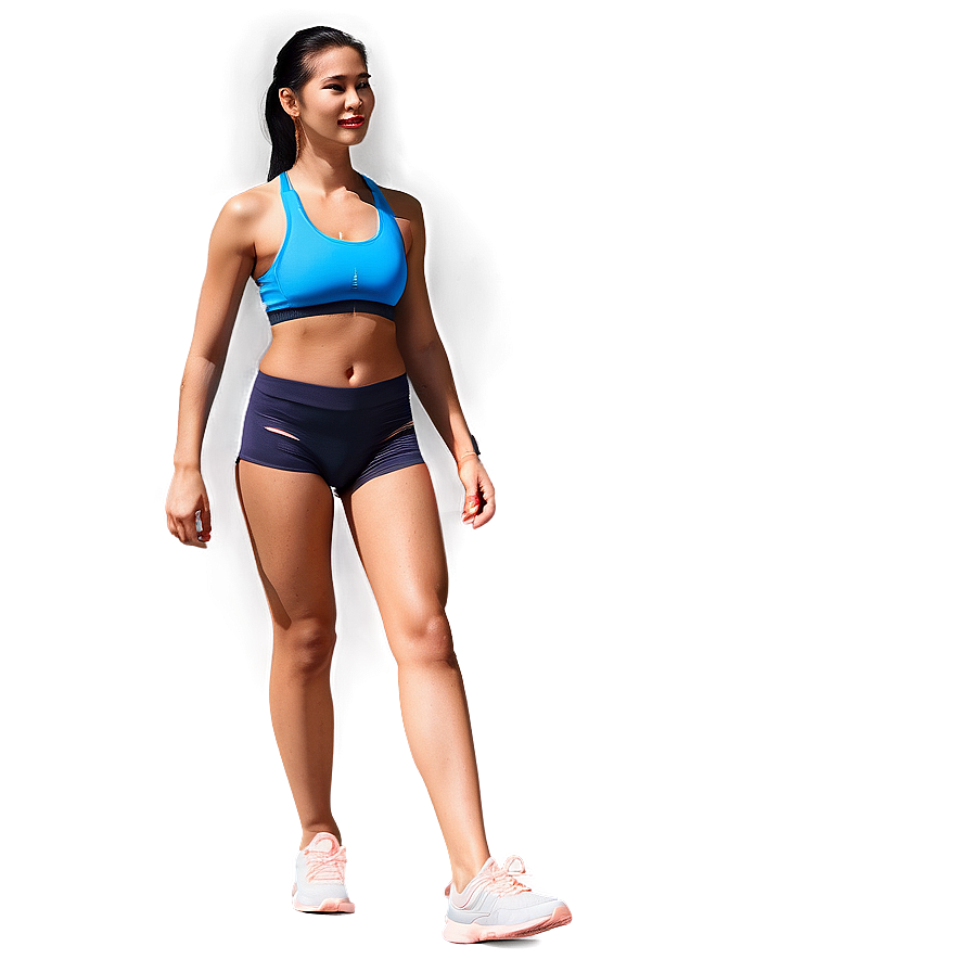 Fitness Woman Walking Png Wio22 PNG Image