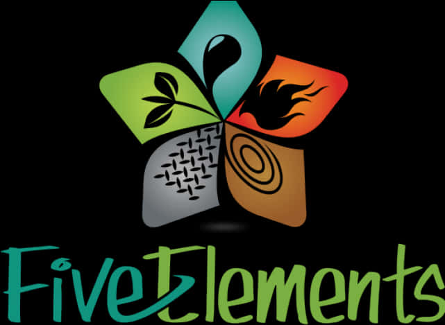 Five Elements Logo Design PNG Image