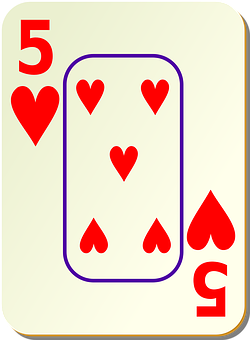 Five_of_ Hearts_ Playing_ Card PNG Image