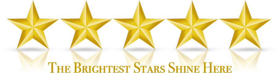 Five Star Rating Golden Excellence PNG Image