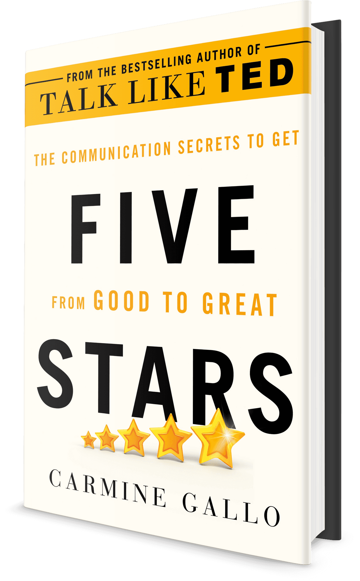 Five Stars Communication Secrets Book Cover PNG Image