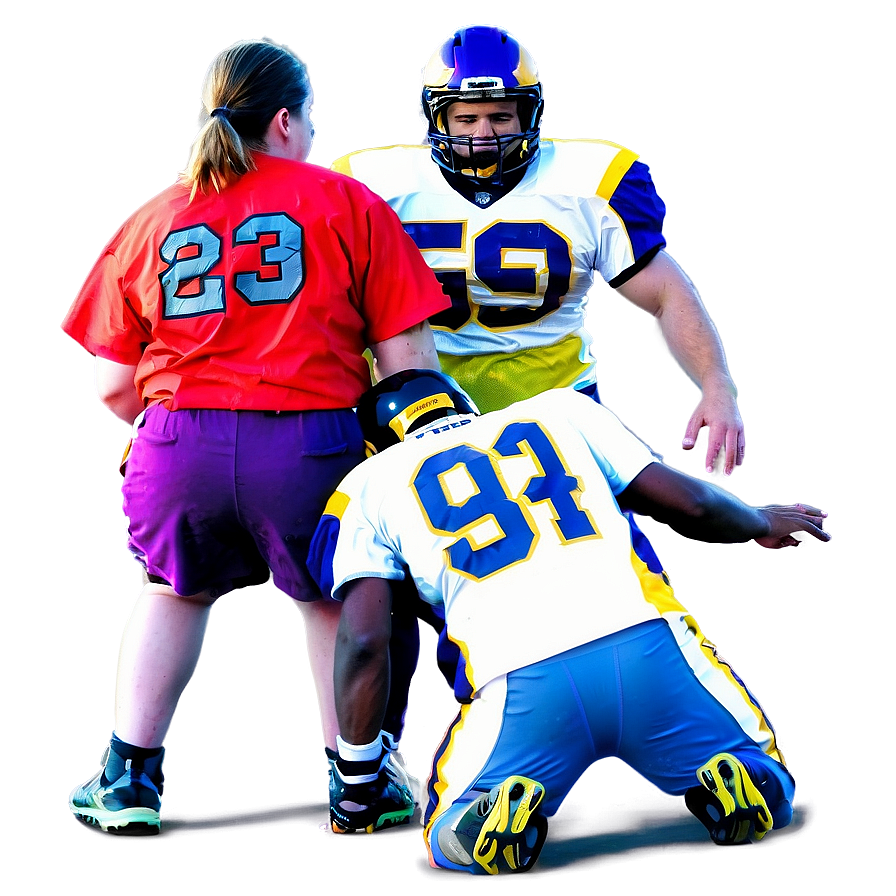 Flag Football Huddle Png 23 PNG Image