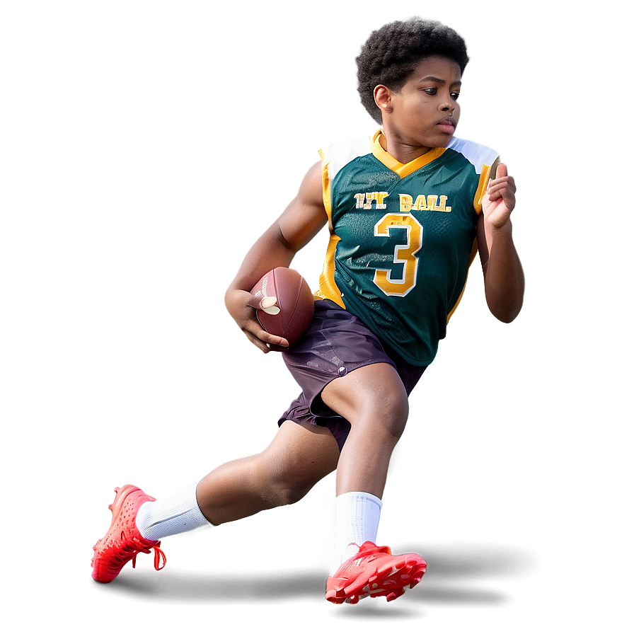 Flag Football Running Back Png Xko PNG Image