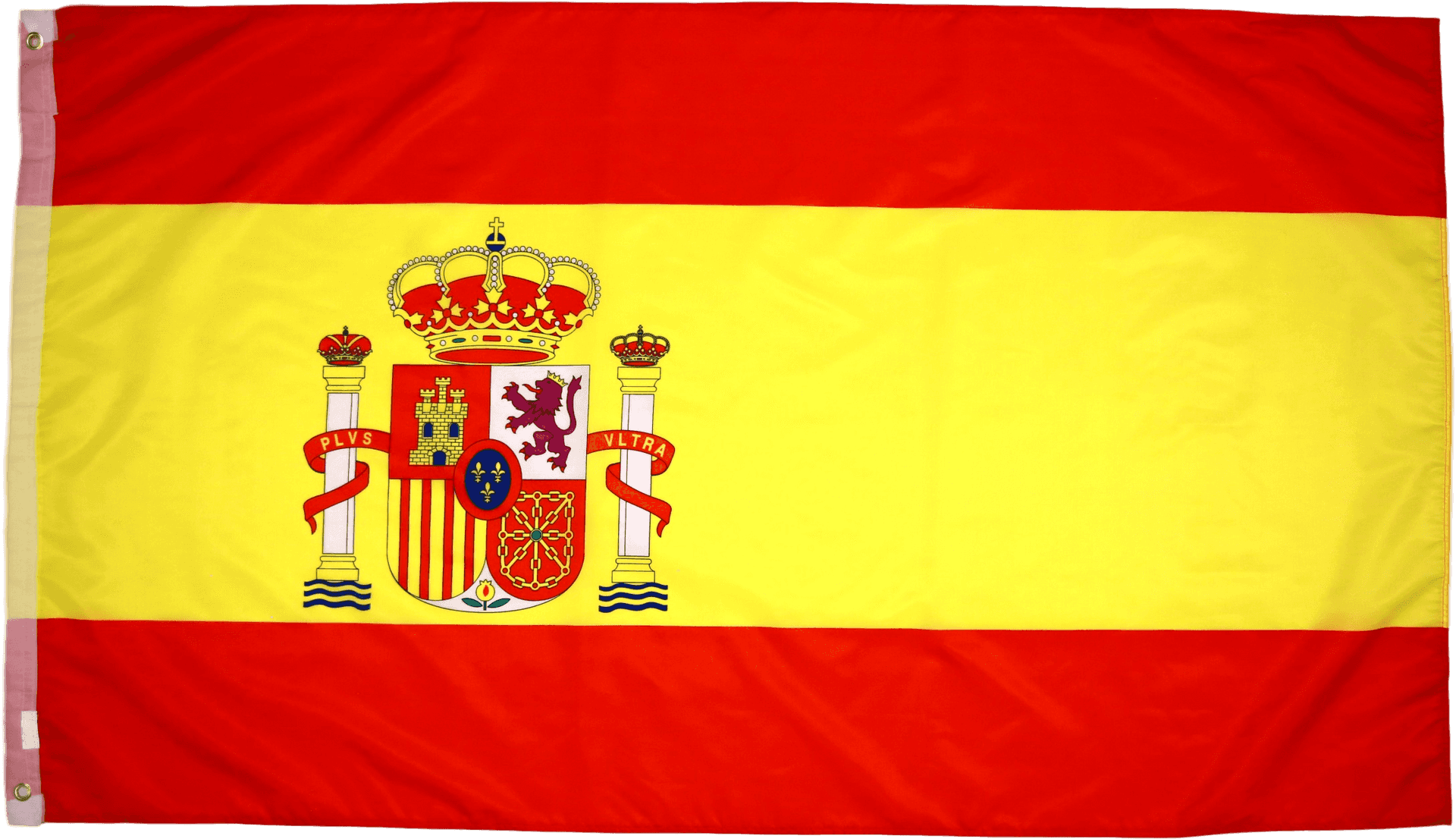 Flagof Spainwith Coatof Arms PNG Image