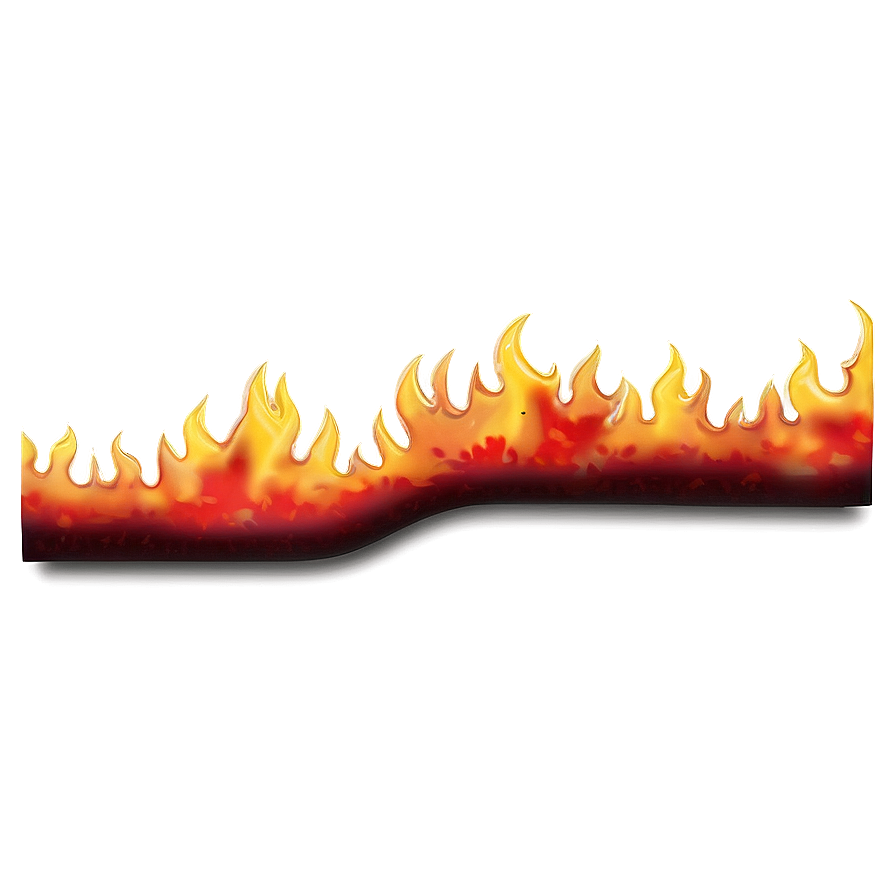 Flame Barrier Border Png Ooy PNG Image