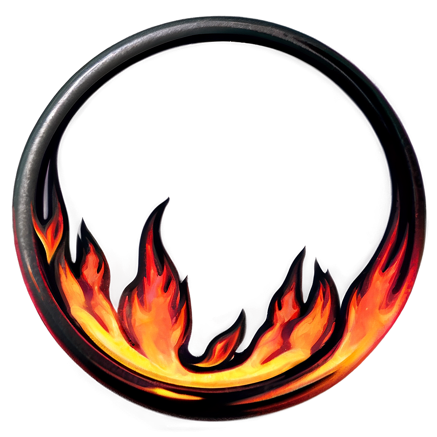 Flame Circle Png Sat9 PNG Image