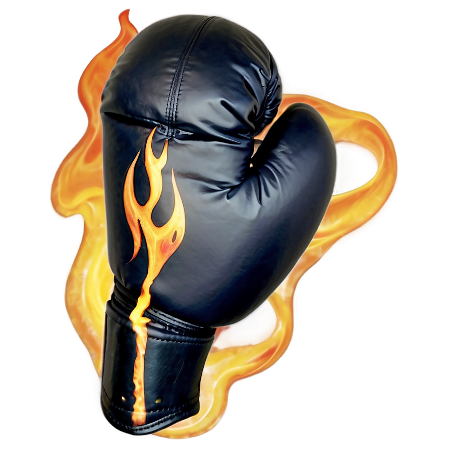 Flame Design Boxing Gloves Png Ffm95 PNG Image