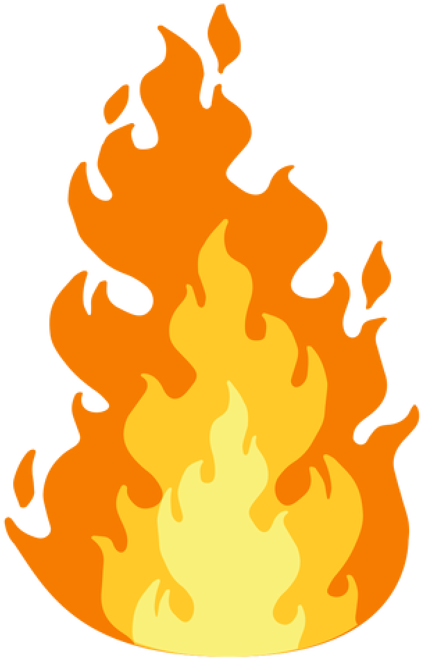 Flame Graphic Illustration PNG Image