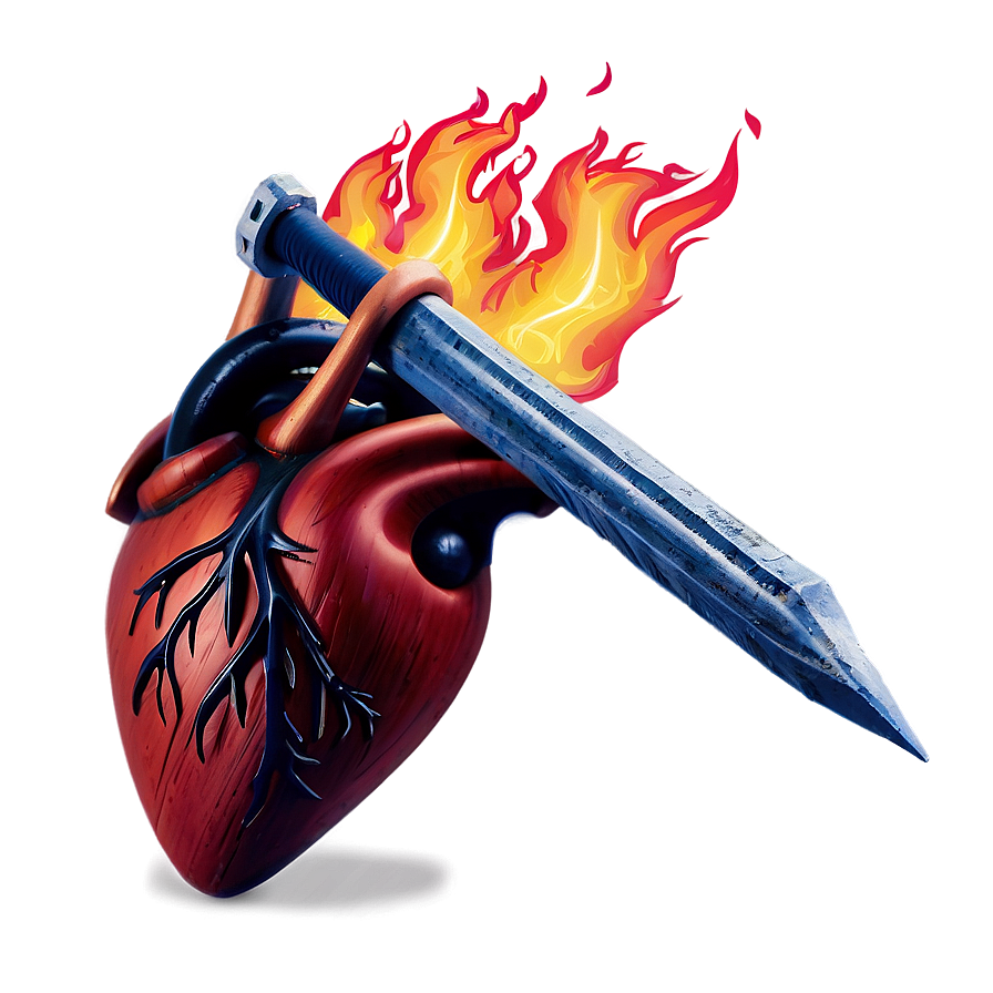 Flame Heart Png Wgb19 PNG Image