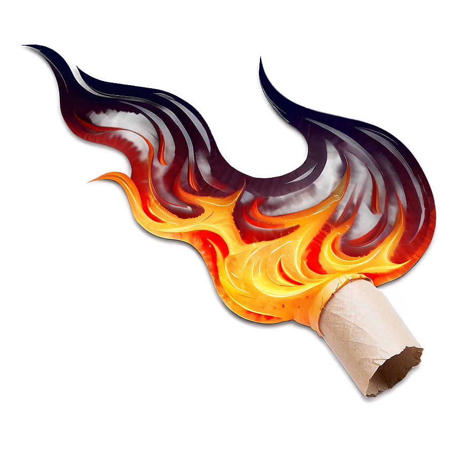 Flame On Paper Texture Png 37 PNG Image