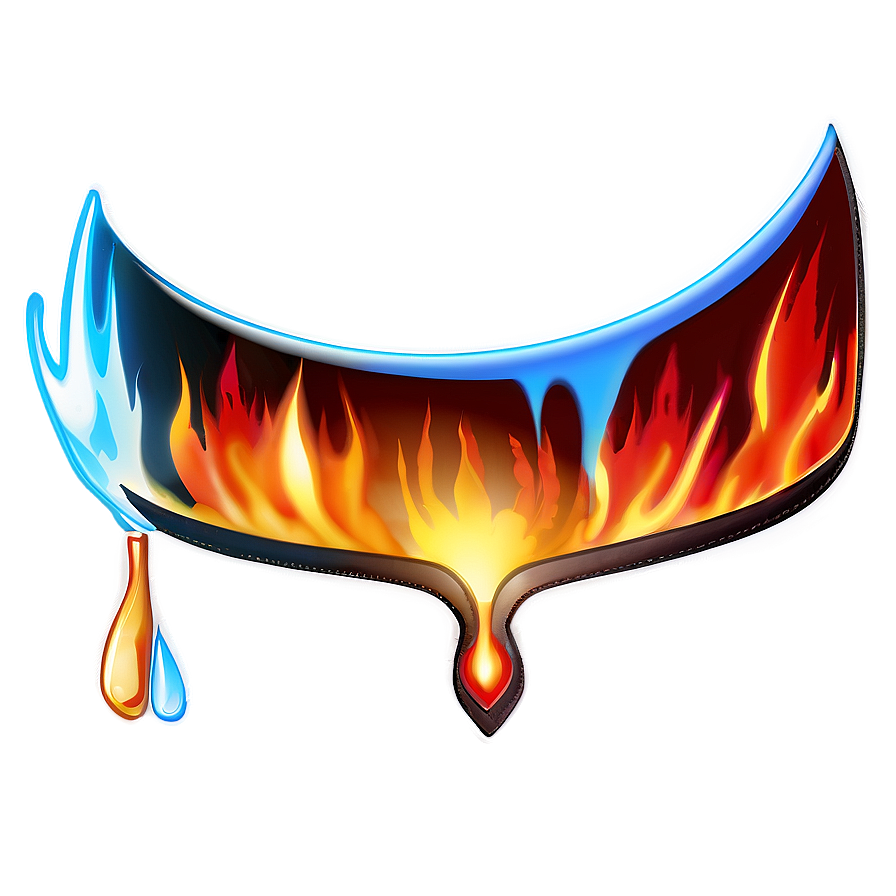 Flame Ribbon Png Ufj PNG Image