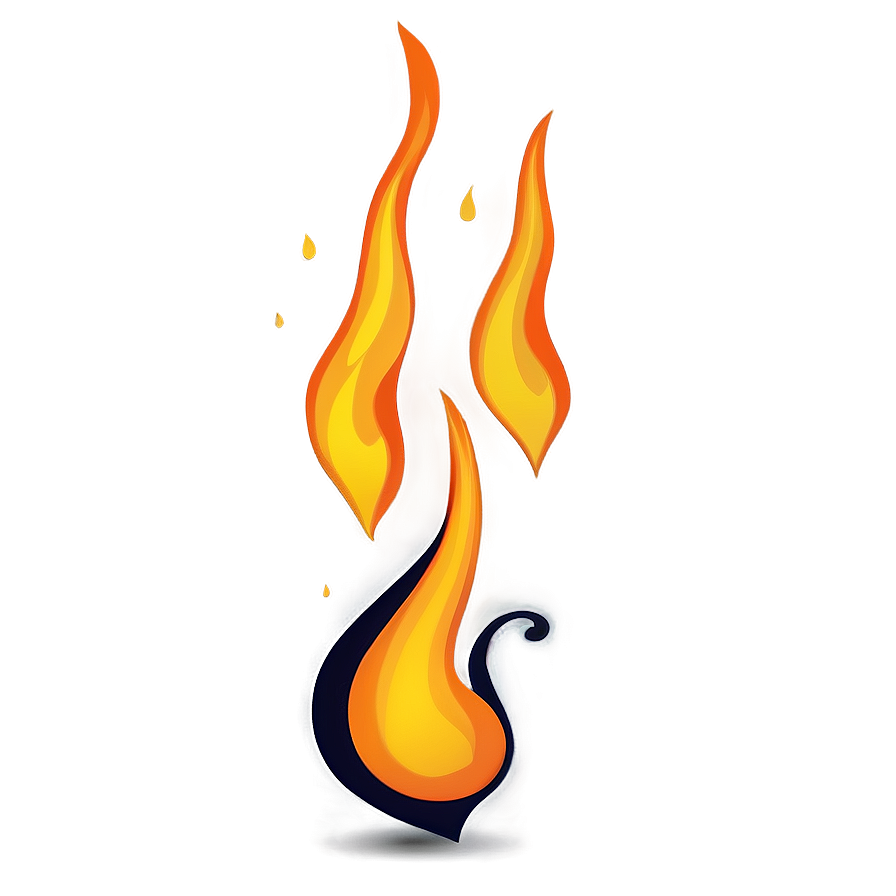 Flame Vector Png Kjn PNG Image