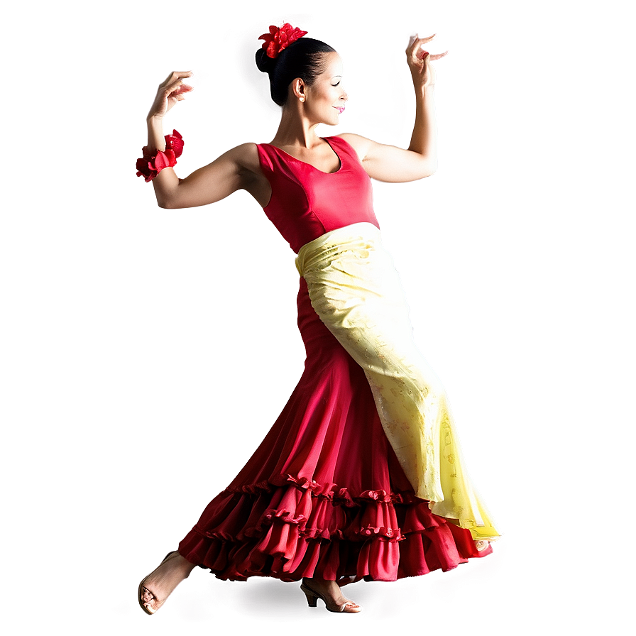 Flamenco Dancer In Action Png 06112024 PNG Image