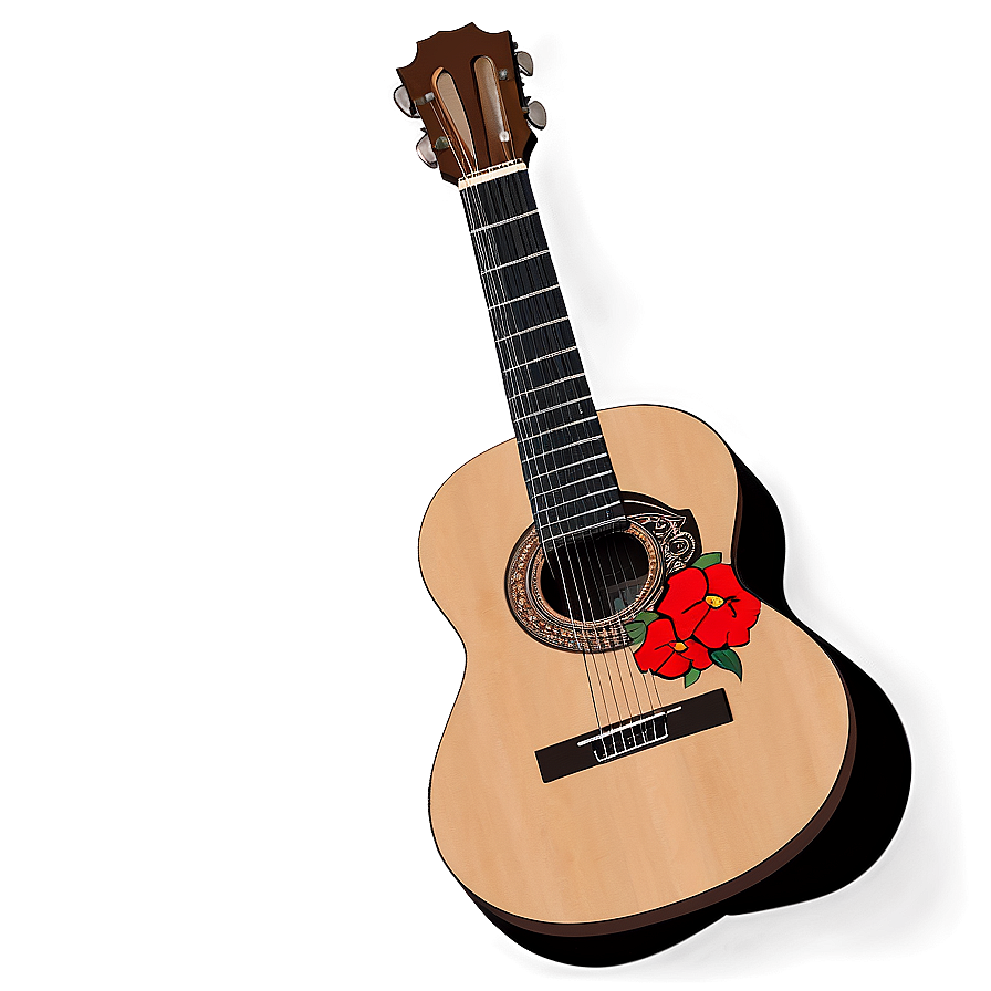 Flamenco Guitar Png 5 PNG Image