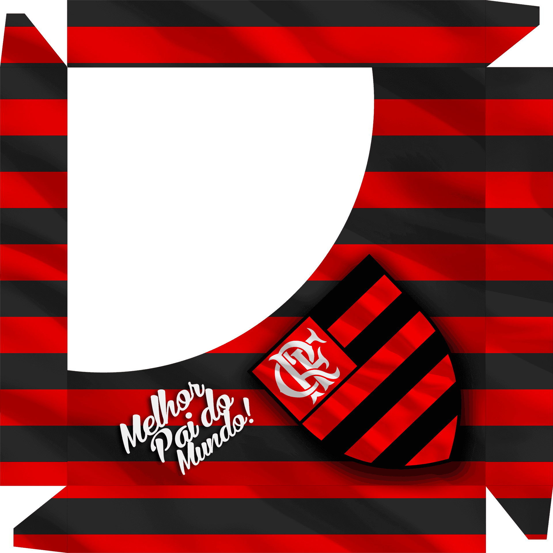 Flamengo Best Dad Graphic PNG Image