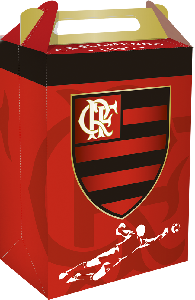 Flamengo Football Club Themed Package PNG Image