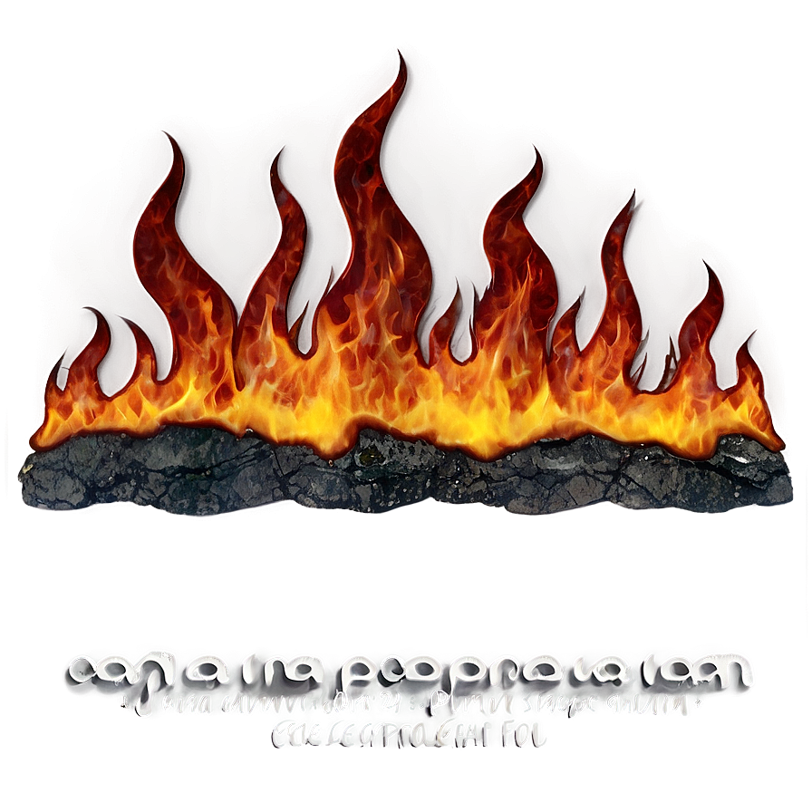 Flames A PNG Image