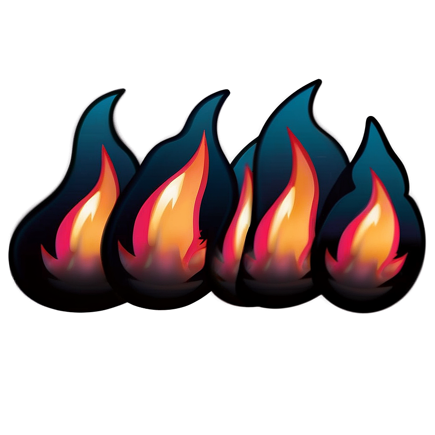 Flames Emoji Png Deo40 PNG Image