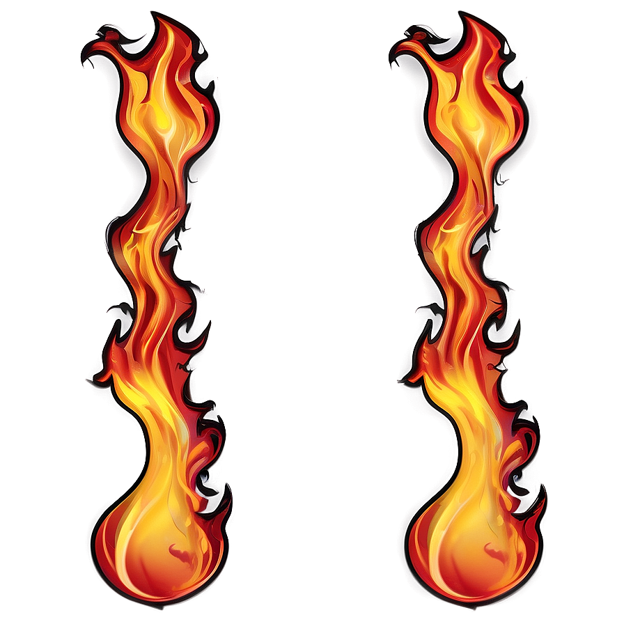 Flames Lettering Png 79 PNG Image