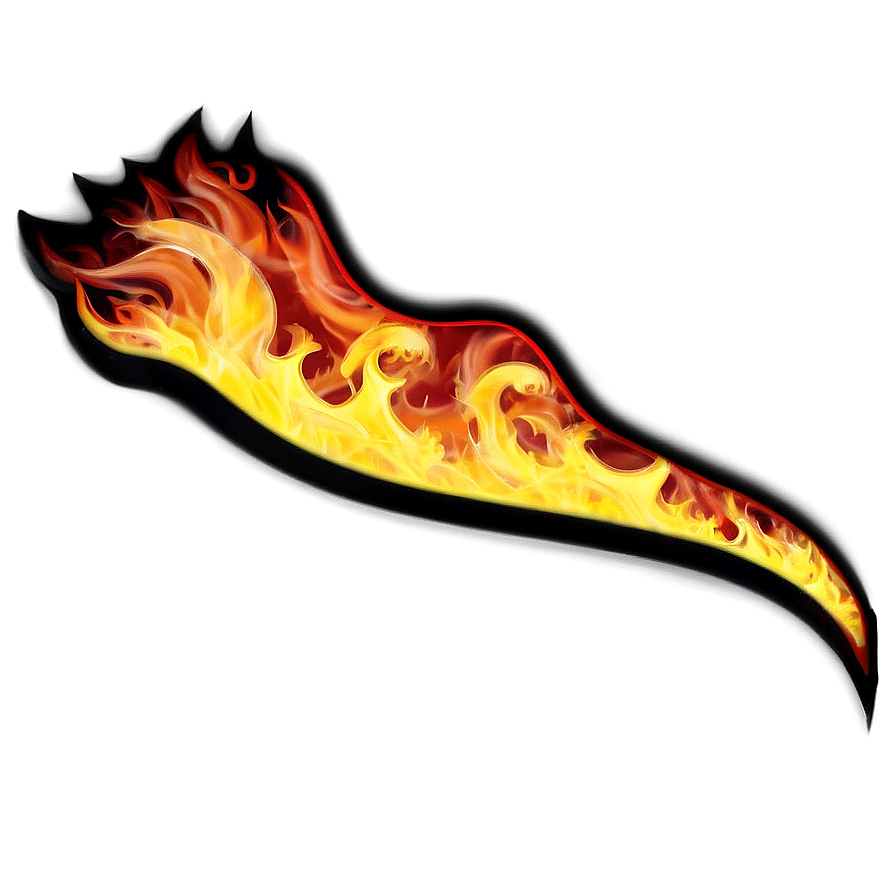 Flames Trail Png 05042024 PNG Image