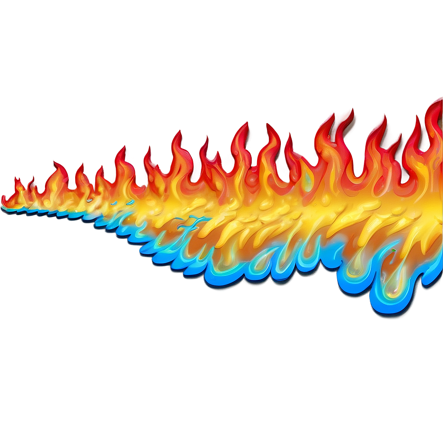 Flames Trail Png Dfn PNG Image