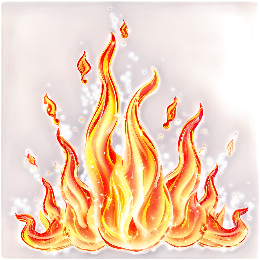 Flames With Sparkles Png Mqu PNG Image