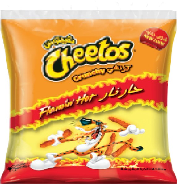 Flamin Hot Cheetos Package Arabic PNG Image