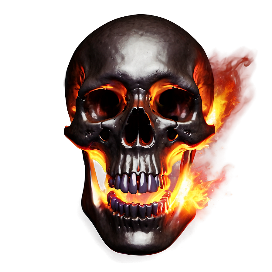 Flaming Cranium Creation Png Gcn PNG Image