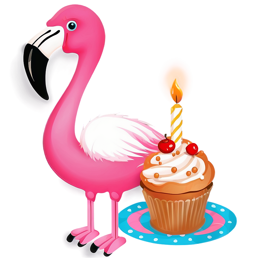 Flamingo Birthday Banner Png 05062024 PNG Image