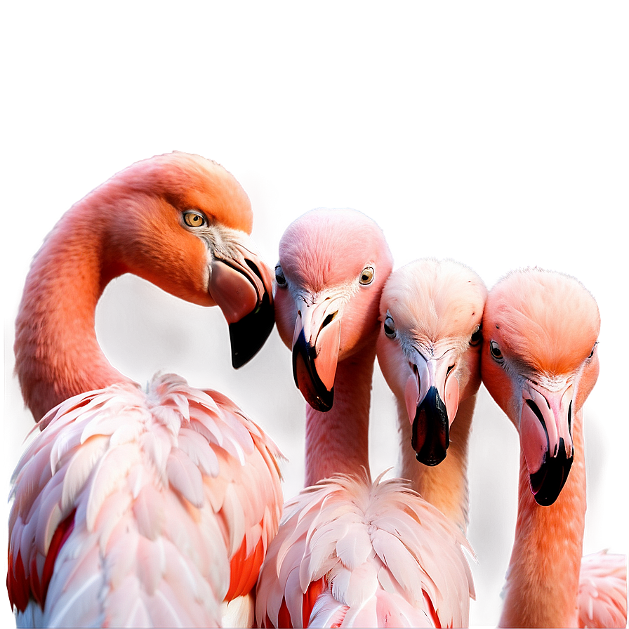 Flamingo Family Portrait Png 05062024 PNG Image