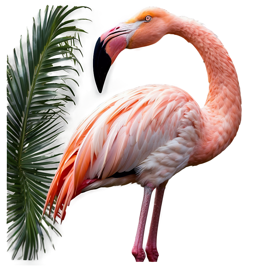 Flamingo In Natural Habitat Png Gwk33 PNG Image