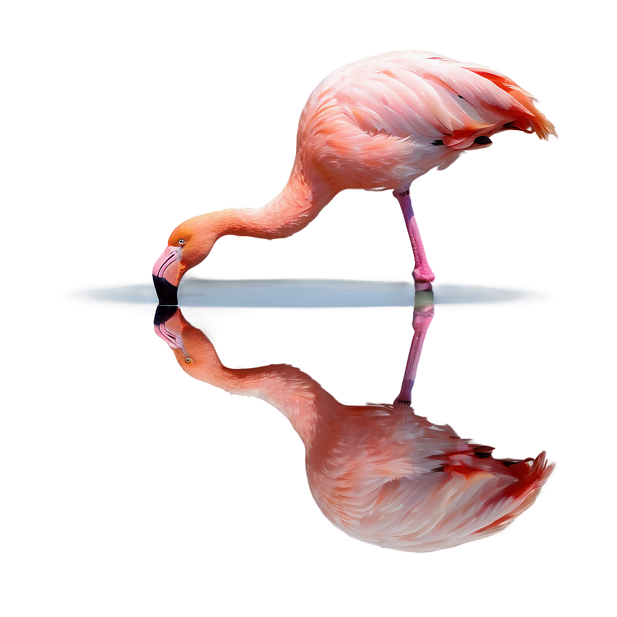 Flamingo In Water Reflection Png 05062024 PNG Image