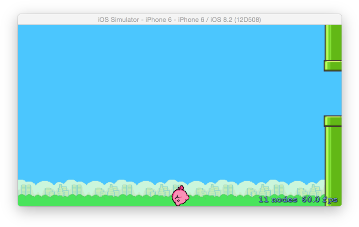 Flappy Bird Gameplay Screenshot PNG Image