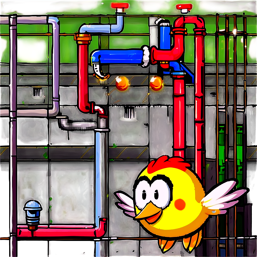 Flappy Bird Pipes Png Vbo12 PNG Image