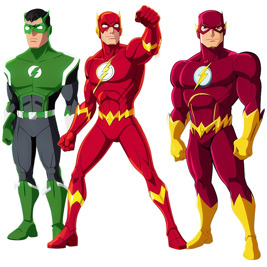 Flash Justice League Action Png Ngt PNG Image