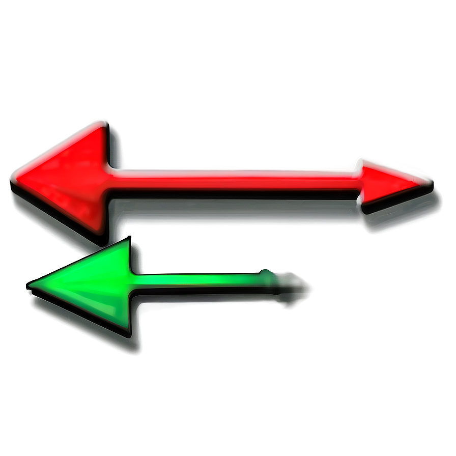 Flashing Red Arrow Png 18 PNG Image