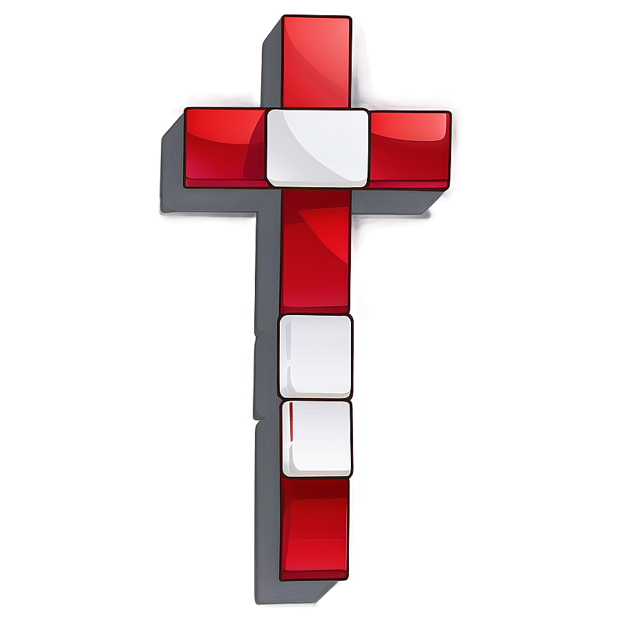 Flat Design Red Cross Png Svv PNG Image