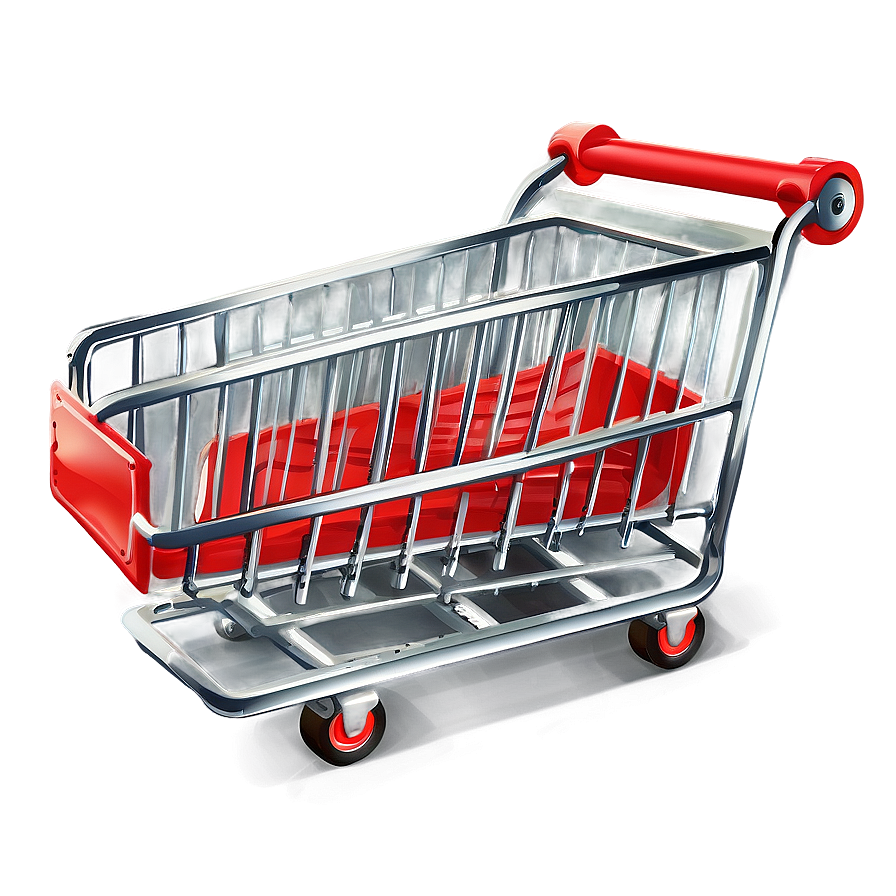 Flat Design Shopping Cart Png Pwo PNG Image