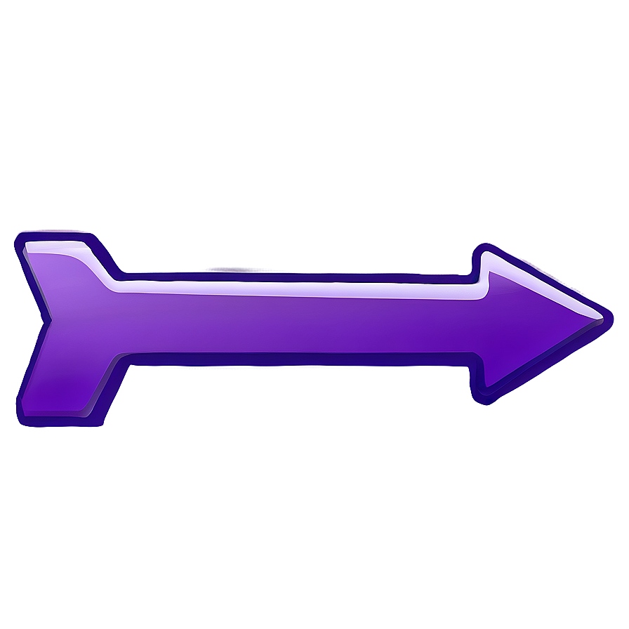 Flat Purple Arrow Png 06272024 PNG Image