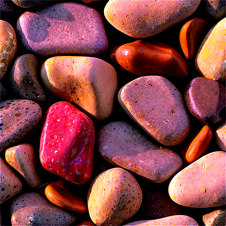 Flat River Stones For Landscaping Png Srw PNG Image