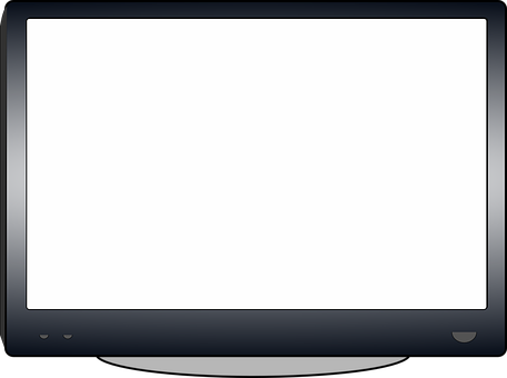 Flat Screen T V Blank Display PNG Image