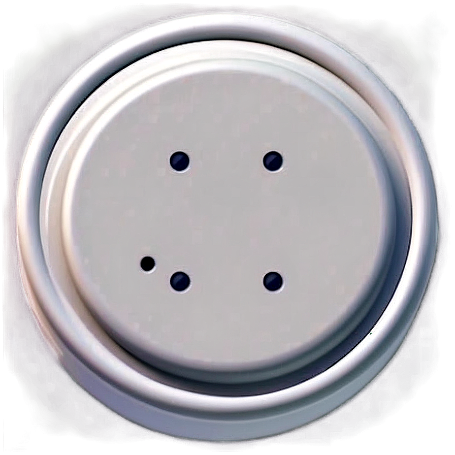 Flat Style White Button Png 19 PNG Image