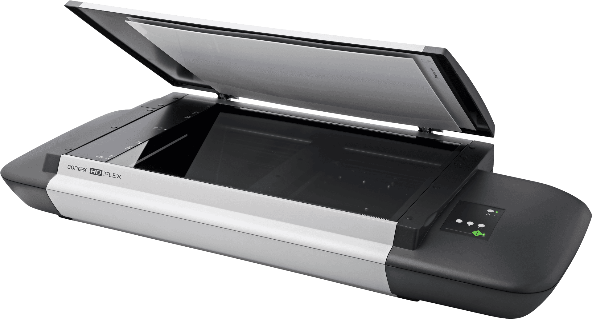 Flatbed_ Scanner_ Open_ Lid PNG Image